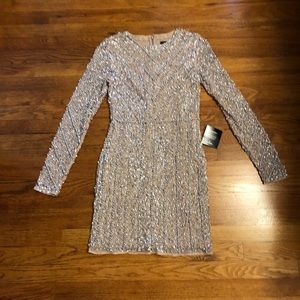 Lulus sparkling beauty bodycon mini dress